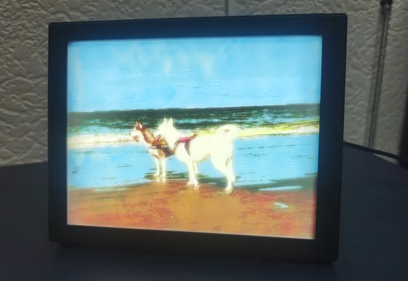 Sliding Litho Frame for standard Lithophane Remix 