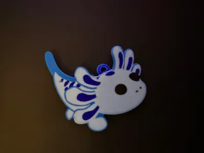 Axolotl Keychain Adopt me Roblox