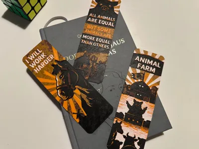 Animal Farm Bookmarks set (3 pcs)