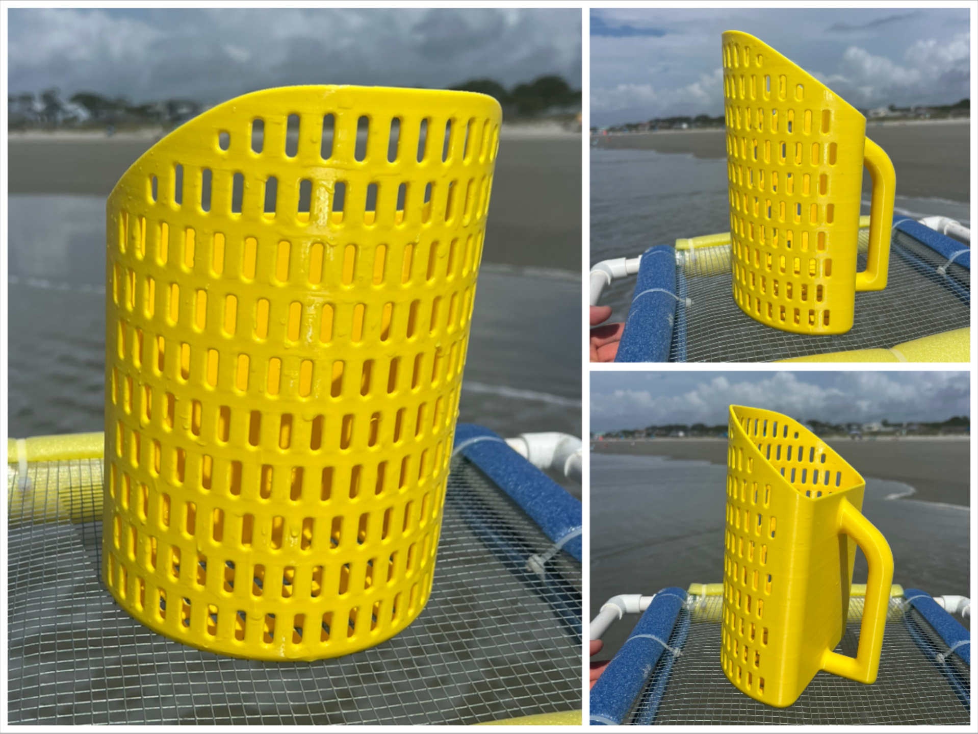 Beach Sand Seashell Shark Tooth Sifter Scoop Ocean