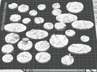 Trench Bases – Scalable Tabletop Miniature Bases