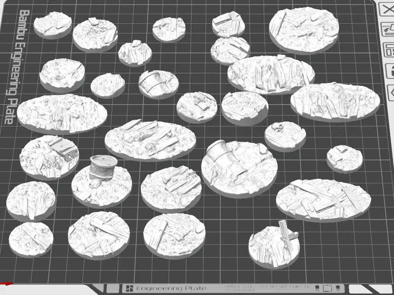 Trench Bases – Scalable Tabletop Miniature Bases