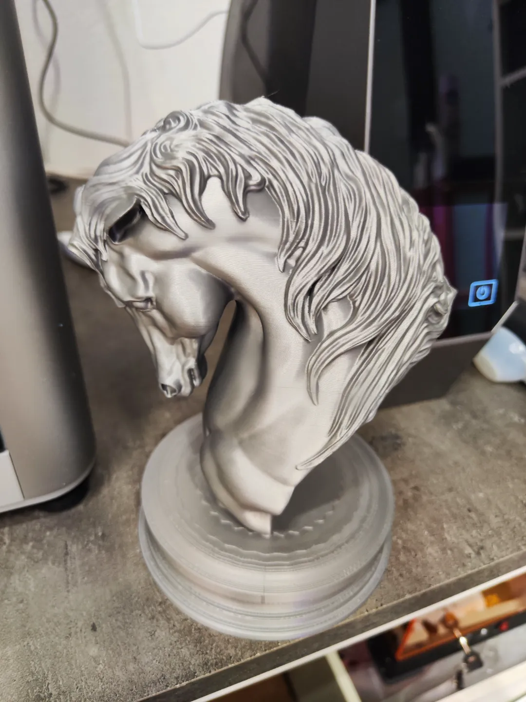 Artistic Horse Bust view 2