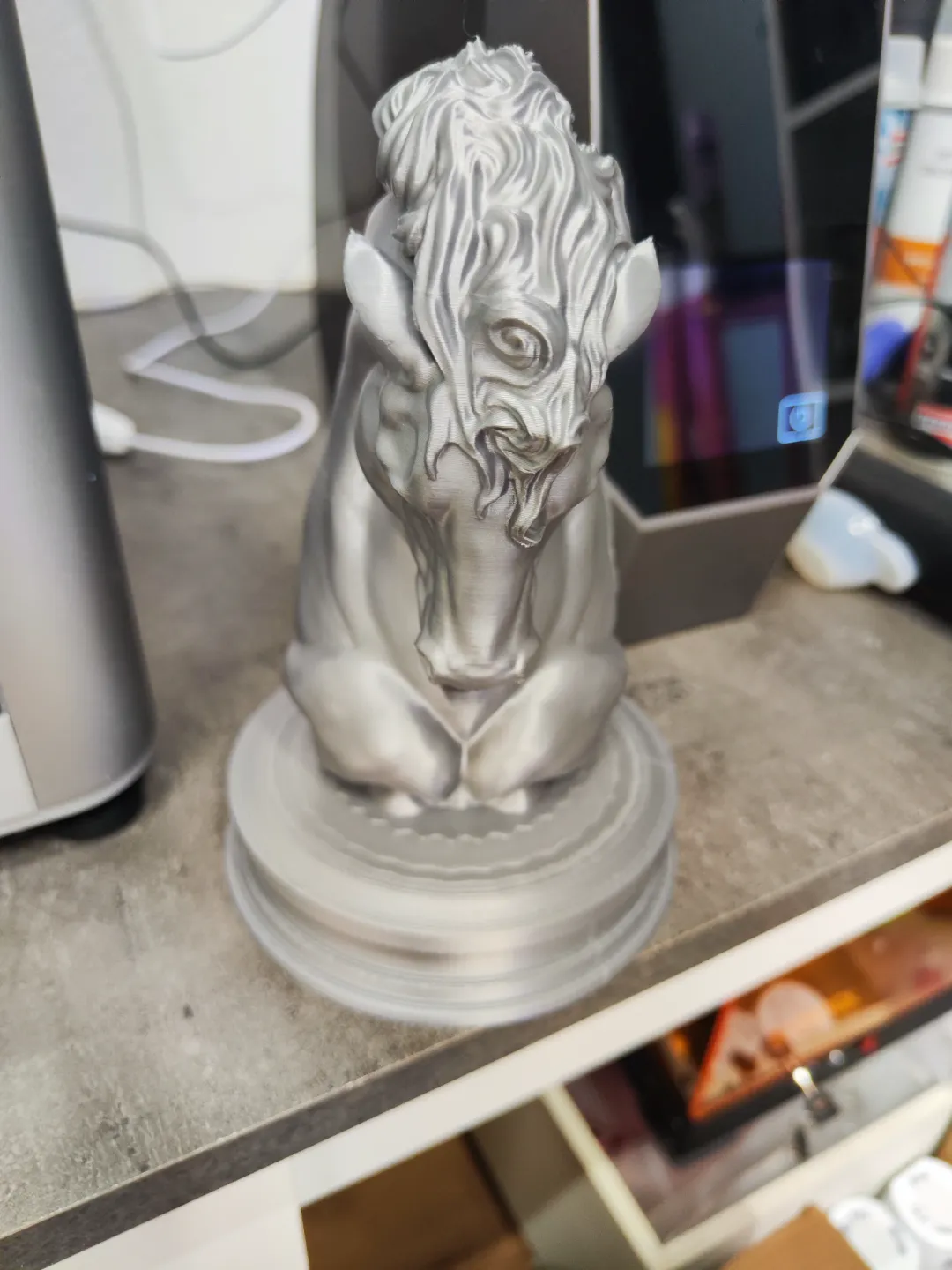 Artistic Horse Bust view 3