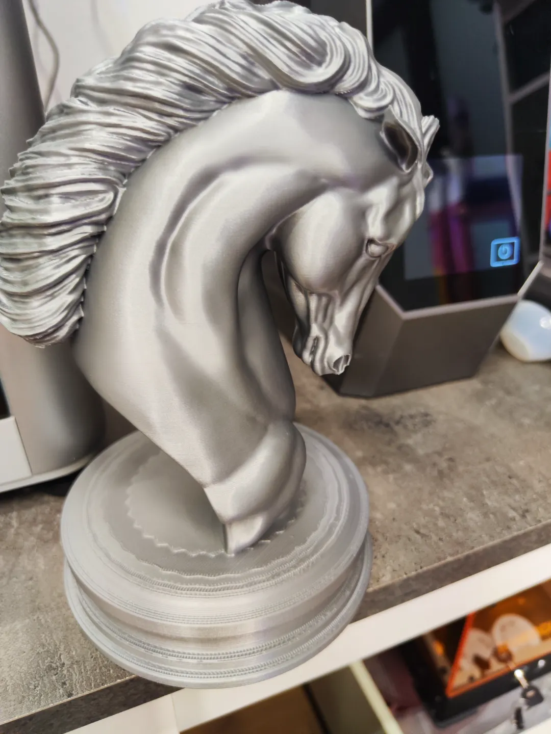 Artistic Horse Bust view 4