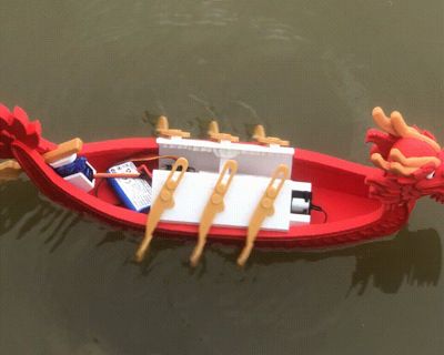 Dragon Boat - cyberbrick version