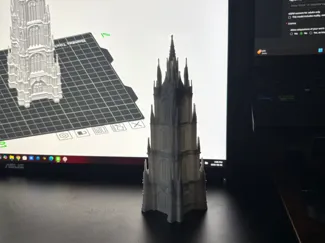 Gothic architecture tower