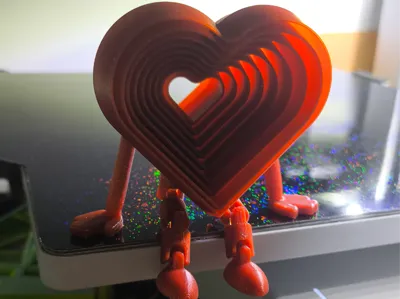 Articulated Fidget Heart - Valentine's Day