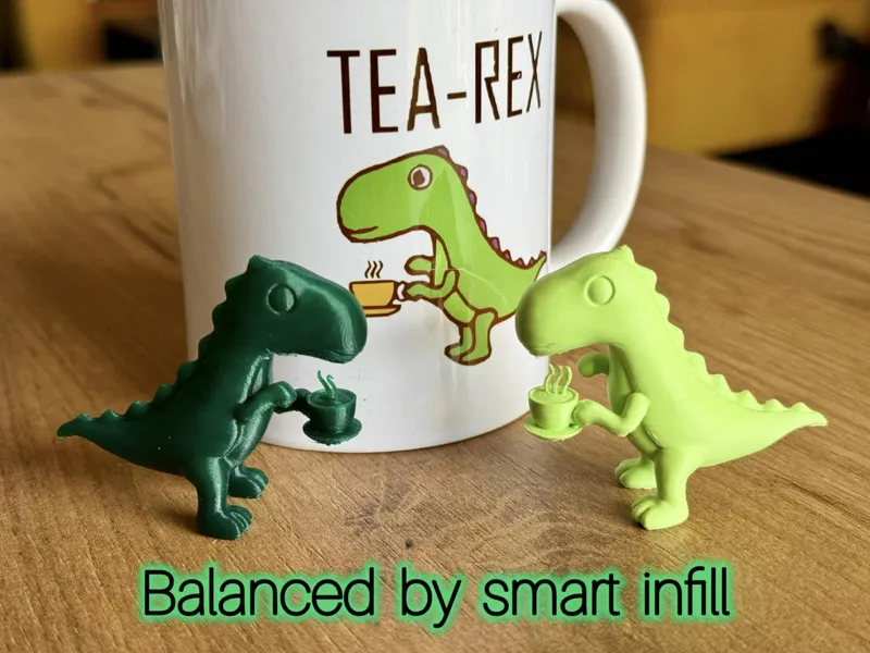 Tea-Rex T-Rex Cute Dino Tyrannosaurus Dragon