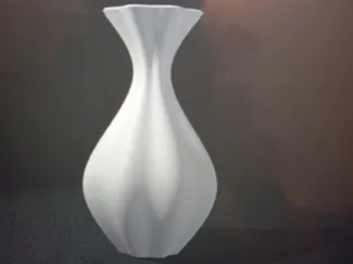 coole Vase mit Wellen
