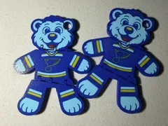 St. Louis Blues mascot Louie Blue Flexi-Keychain