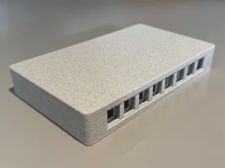 8-port keystone wallbox