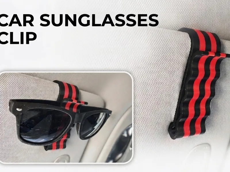 Car Sunglasses Visor Clip (Sun Visor Mount)