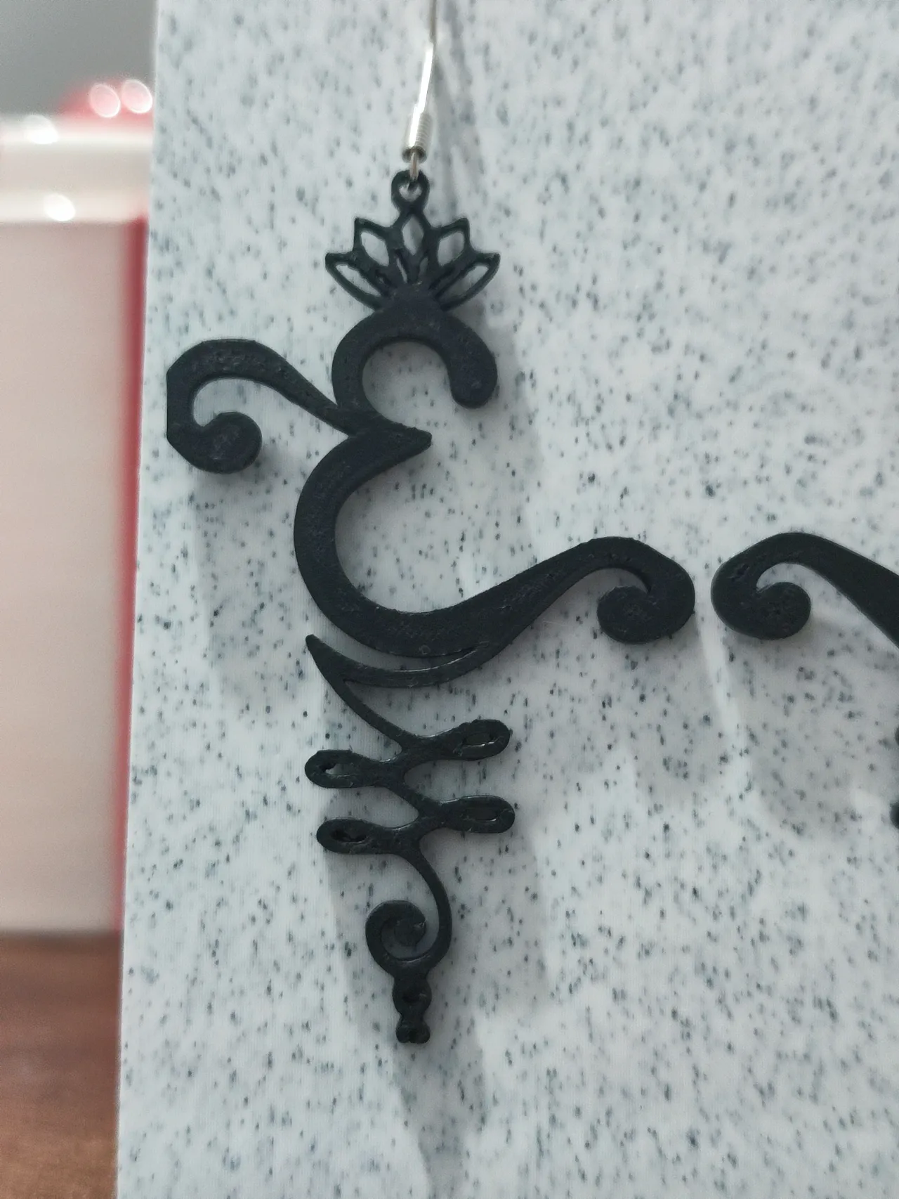 Aretes Unalome Sagrado view 4