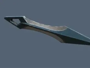 Sub Zero Throwing Knife (sticks into cardboard)