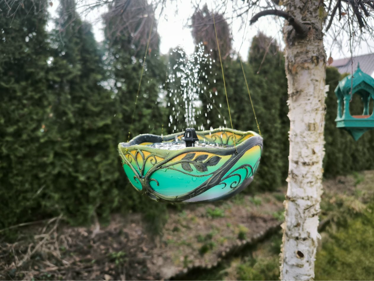 Elven Fountain Bowl – Solar Powered