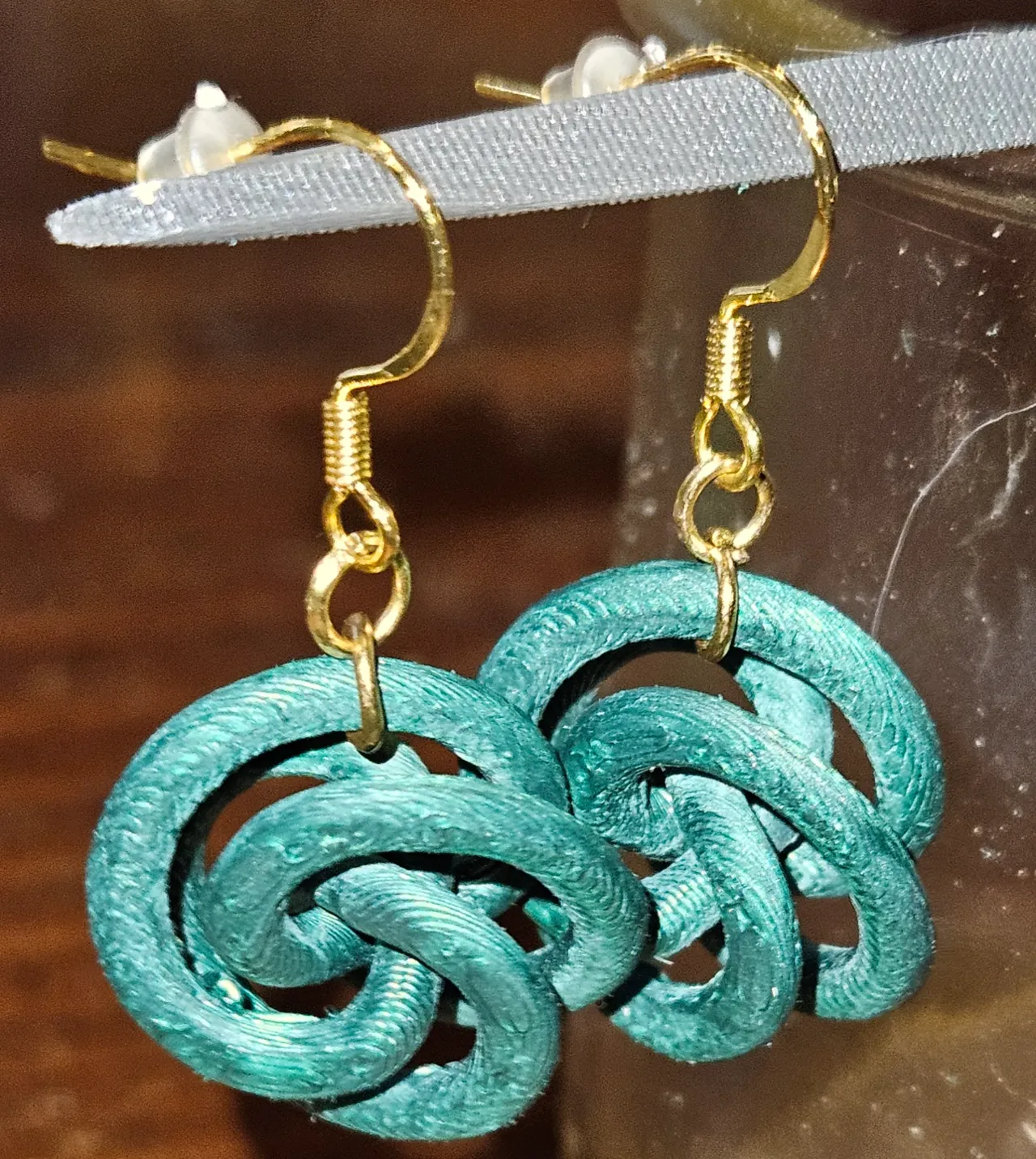 Complex Knot Earrings view 3