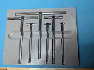 Beslands Inside Diameter Gauge Gridfinity tray