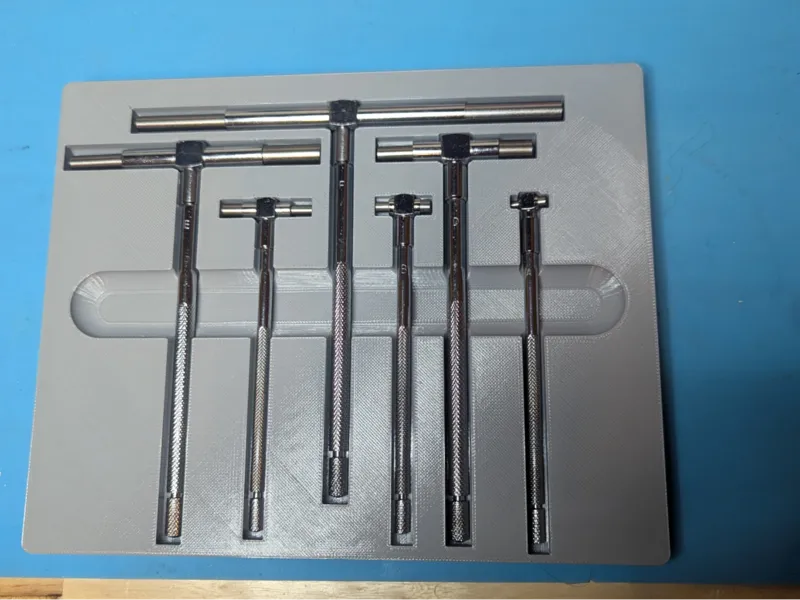 Beslands Inside Diameter Gauge Gridfinity tray