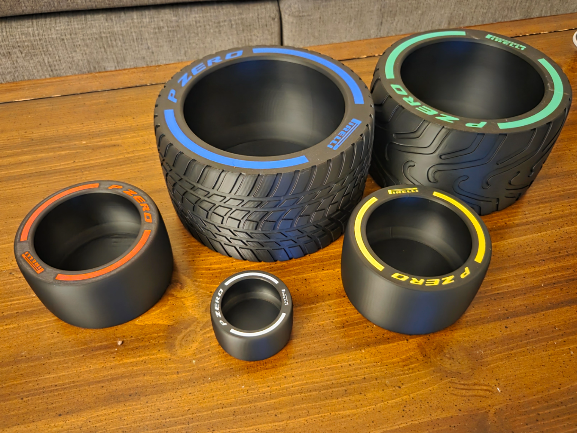 F1 Tire Bowl / Planter Pot (no supports)