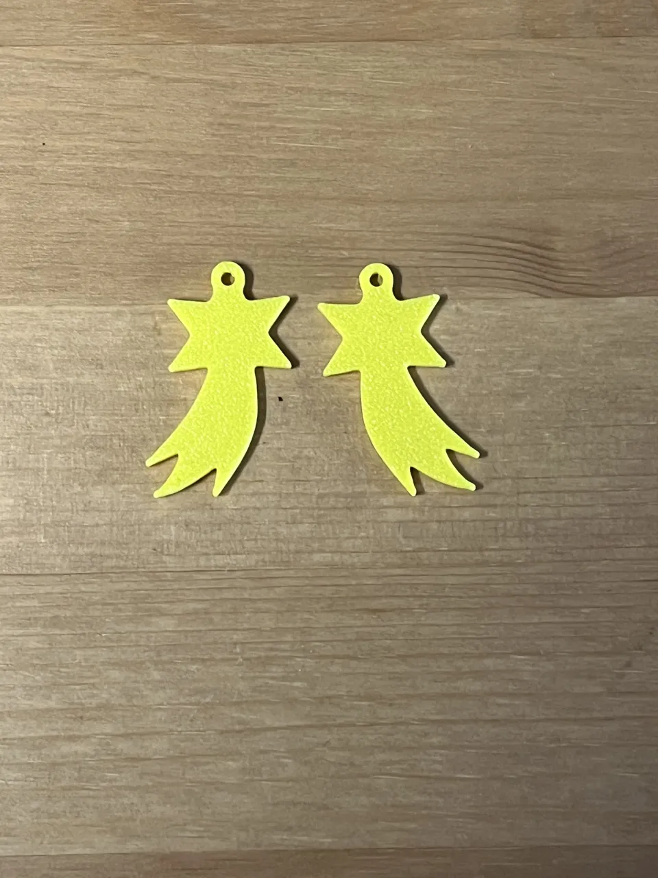 shooting star earrings view 2