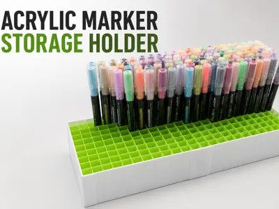 ACRYLIC MARKER STORAGE HOLDER (FAST) CAPACITY 264