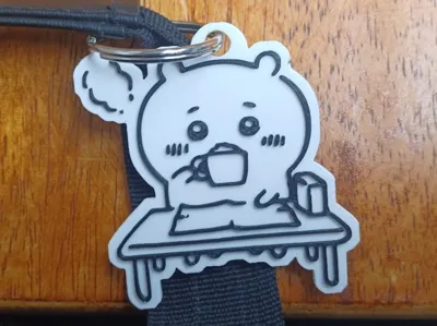 Chiikawa Sipping Keychain (No AMS)