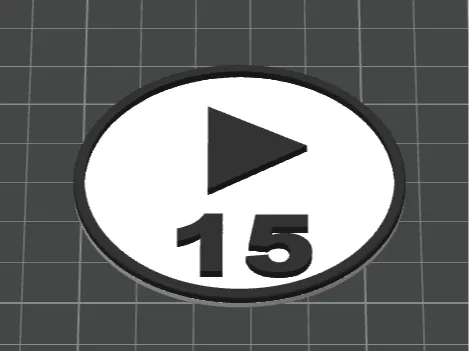 15 minute media token / chip