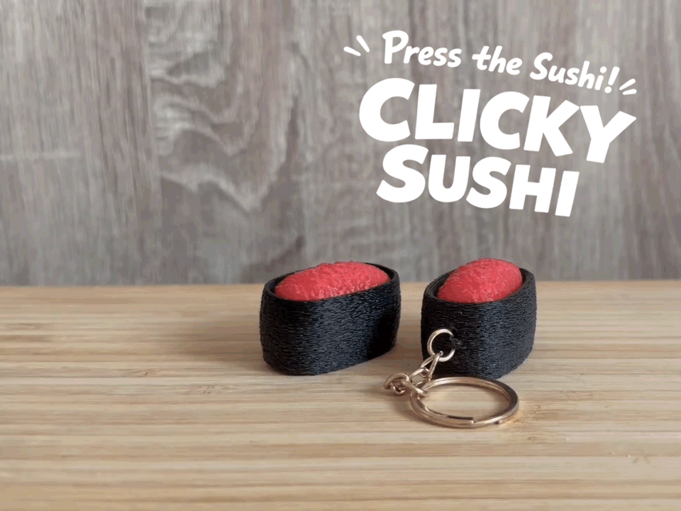 Tobiko Gunkan Sushi  Keycap Fidget Toy