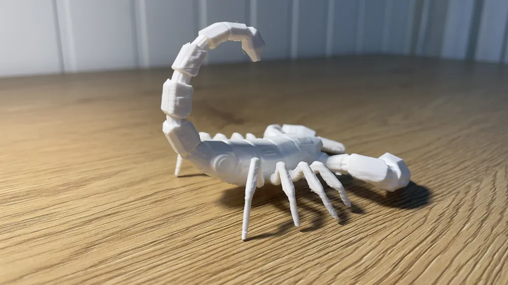 Low poly mechanical scorpio - Free 3D Print Model - MakerWorld