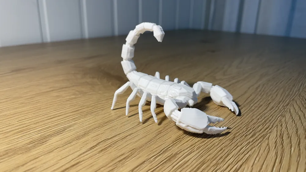 Low poly mechanical scorpio - Free 3D Print Model - MakerWorld