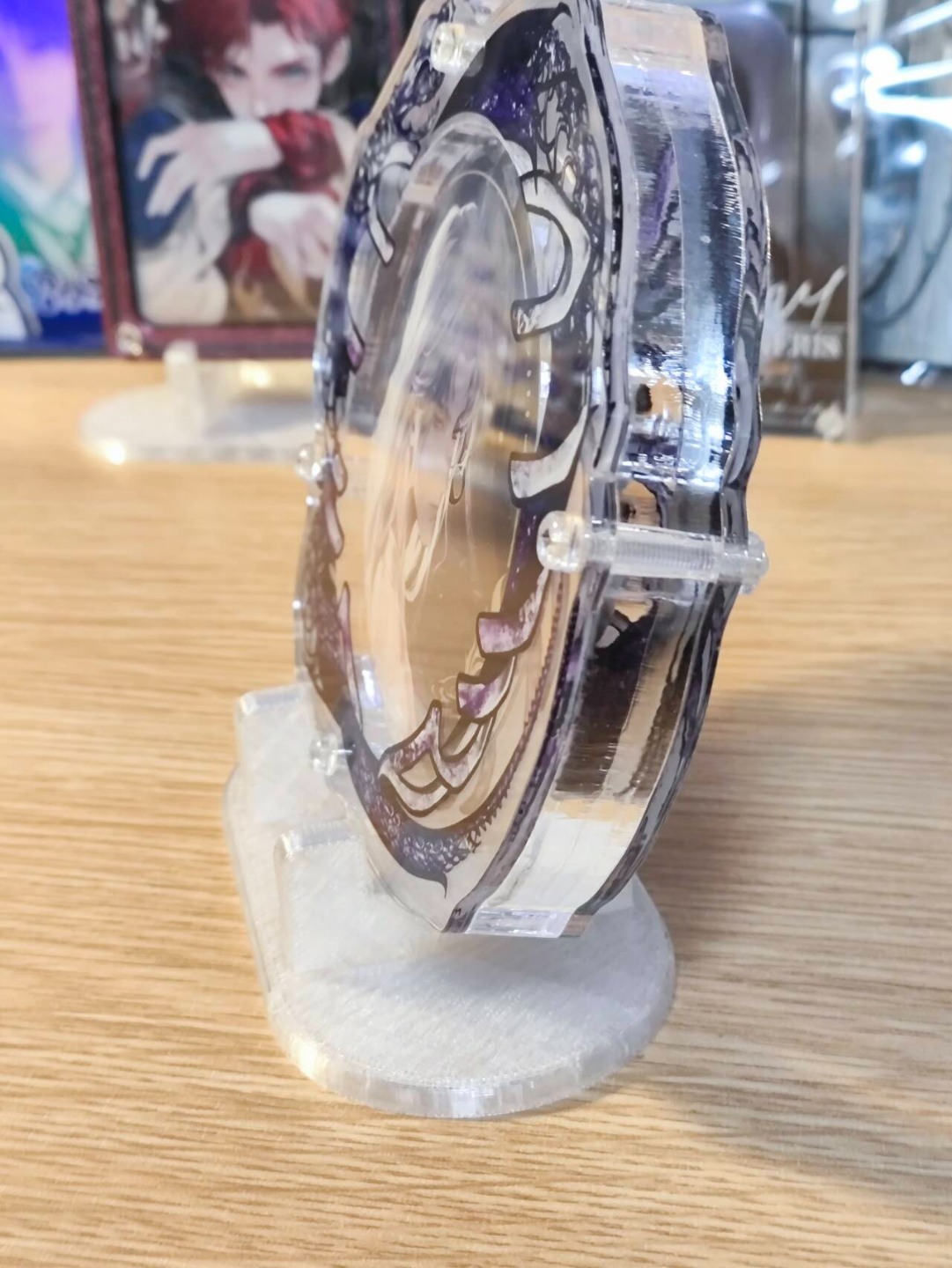 Miniatura 2 do modelo 3D 【谷美】吧唧砖支架，吧唧展示