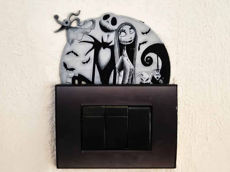 Jack & Sally - Switch Cover, Nightmare Before Xmas