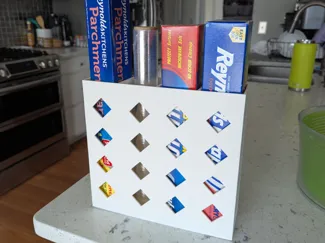 Kitchen Foil & Paper Inside Cabinet Holder