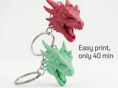 Dragon head KeyChain