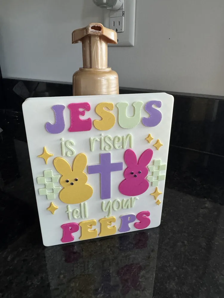 Jesus Is Risen – Tell Your Peeps - Free 3D Print Model - MakerWorld
