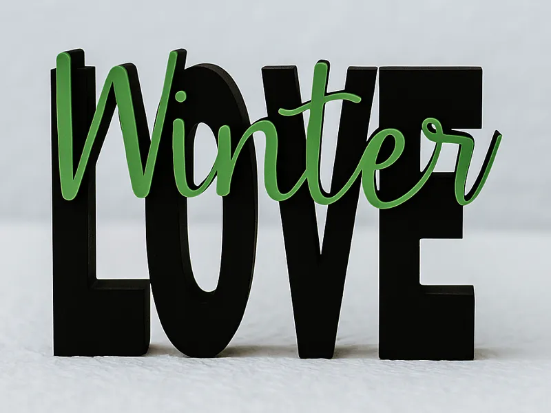 Winter Love | Schriftzug