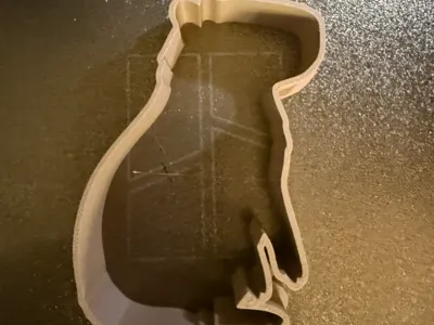 Capybara cookie cutter