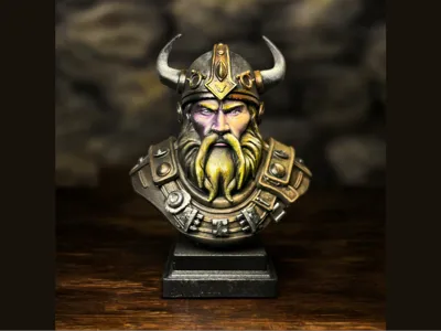 Dwarven Warlord Bust