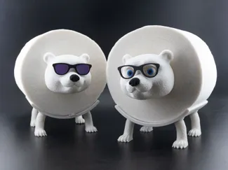 Rollbert &  Coolbert - Spare toilet paper holder