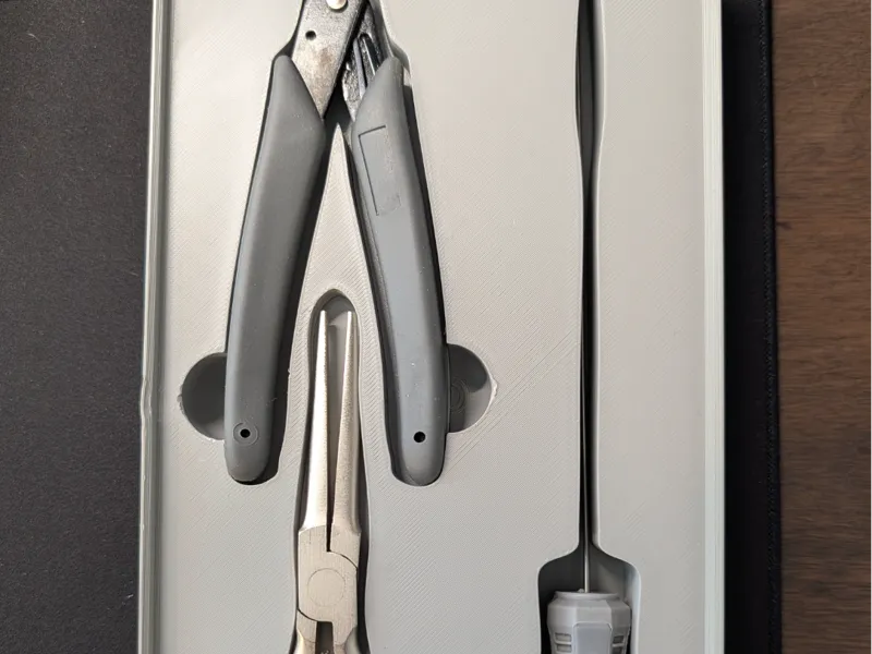 Gridfinity for Creality Snips, Pliers, Noz Cleaner