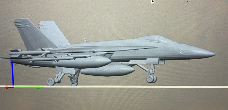 F-18 w/ landing gears