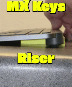 MX Keys Riser / Logi /Logitech / Print in place