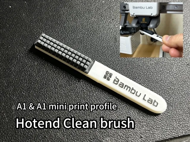 BIQU Panda Brush PX With 4 Extra Silicone Brush, Nozzle Brush Kit For Bambu-Lab P1P/P1S/X1/X1C