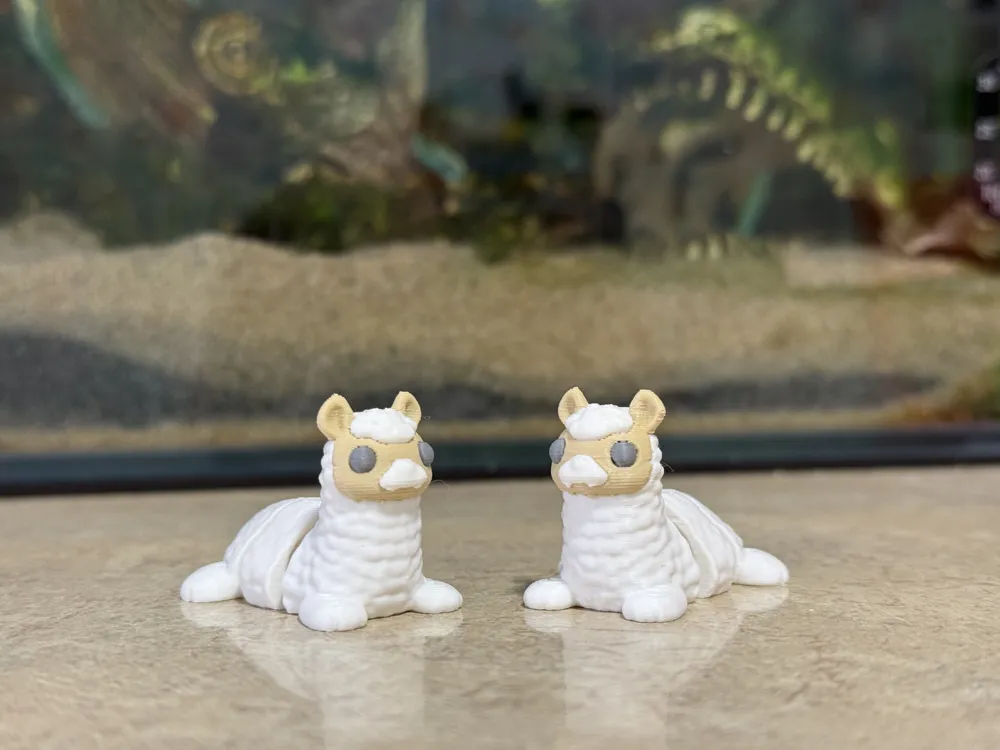Miniatura 1 do modelo 3D Flexi Mini Alpaca