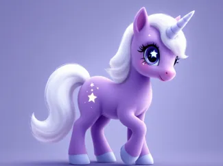 Liliac Unicorn Pony