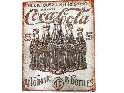 6 Color Hueforge Drink Coke Fountains and Bottles