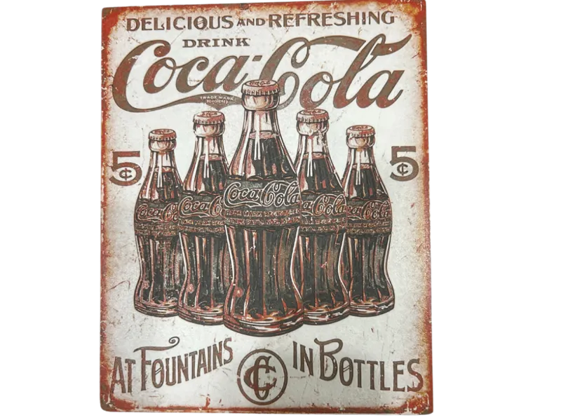 6 Color Hueforge Drink Coke Fountains and Bottles
