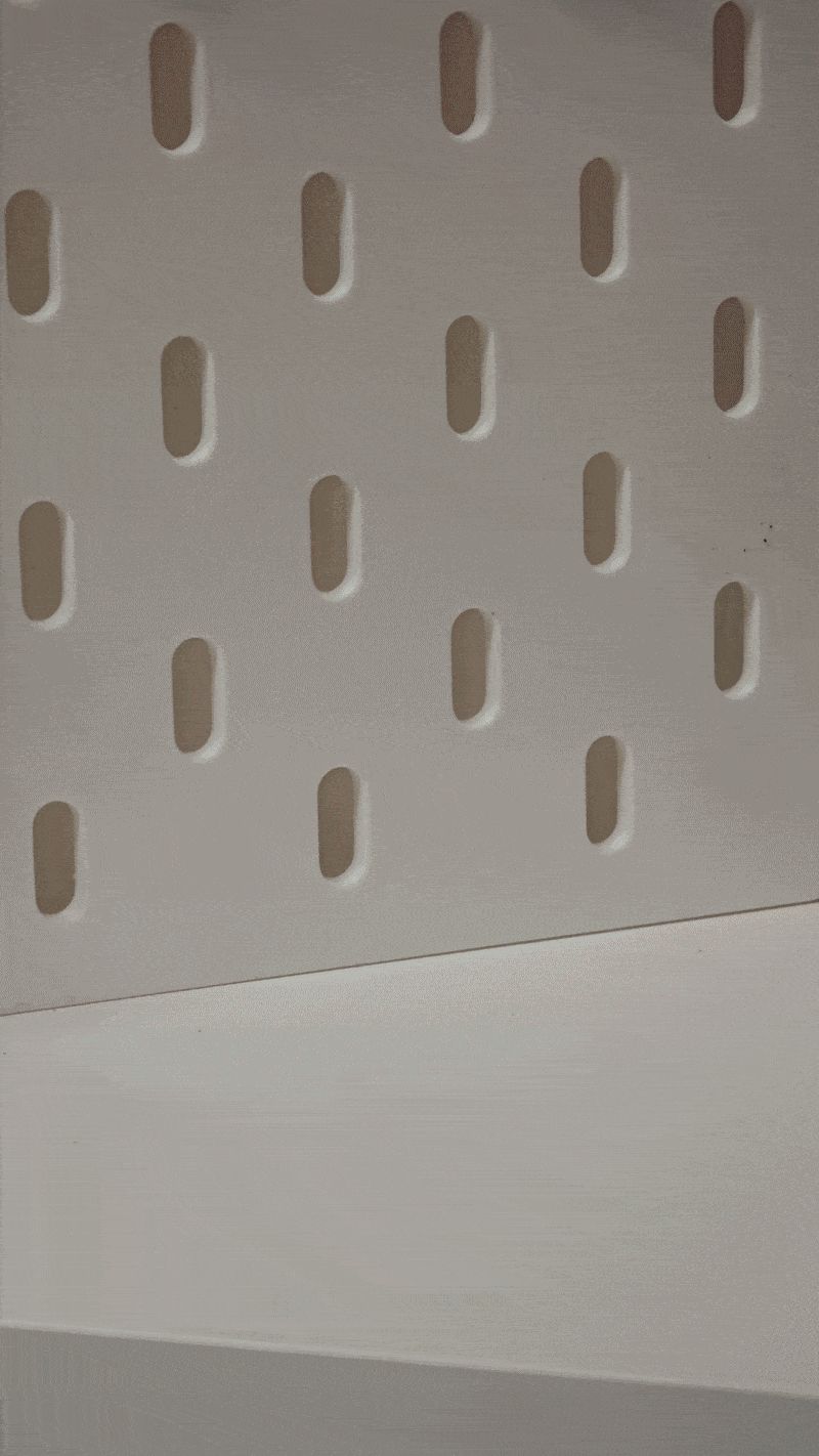 Mixing Cup Dispenser for IKEA Skadis – One-Hand