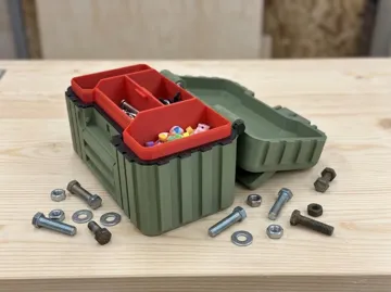 Organizador: Tactical Storage System – Clip‑Lock Utility Box — vista de referencia 3